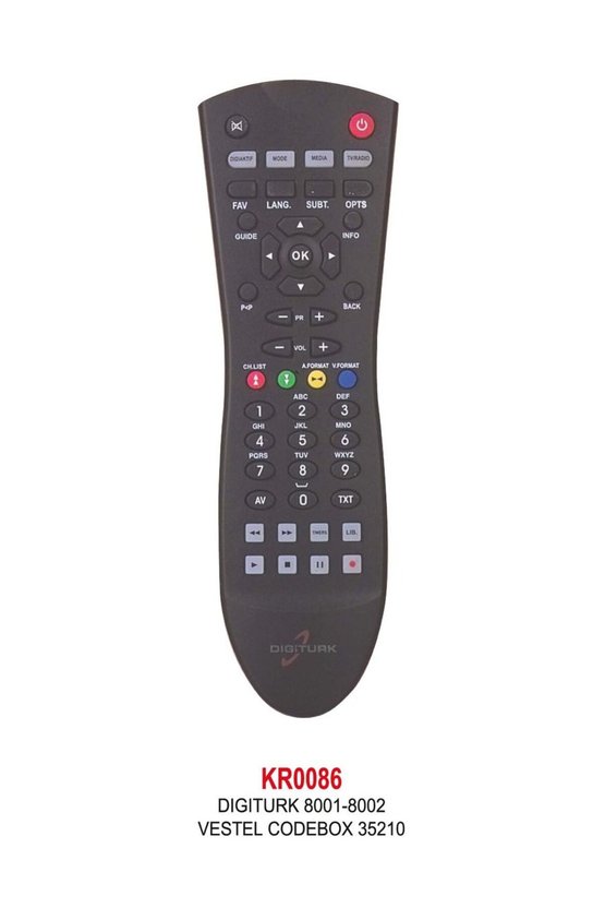 8001-8002-VESTEL CODEBOX 35210 KUMANDA