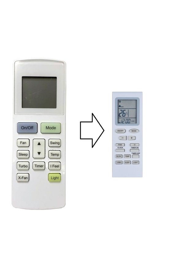 Sigma Yaw1f Eşdeğer Klima Kumandası-eşdeğer