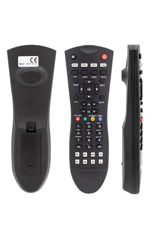 Herz Digiturk Plus 8002 Siyah Oval Uydu Kumandasi
