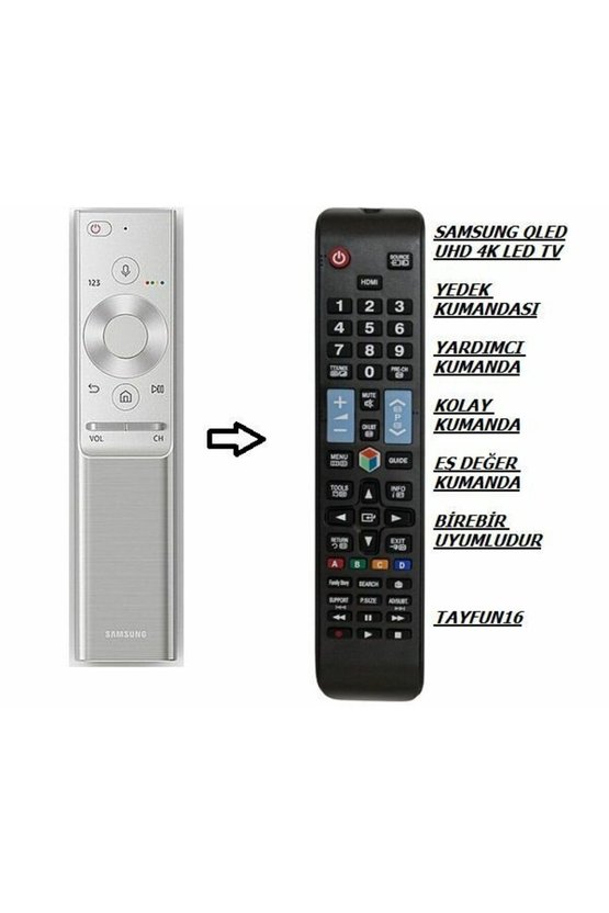 ile uyumlu SİHİRLİ AIR MAUSE SMART TV YEDEK KUMANDASI