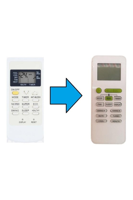 Dıamond Electric Klima Kumandası.Resimde Sağdaki Gönderilir