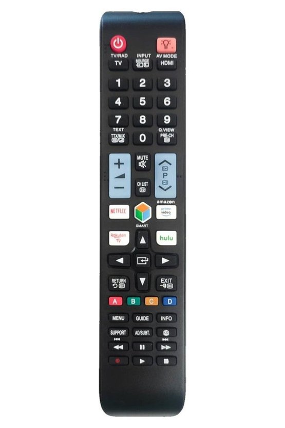 Uyumlu Prime Video Rakuten Hulu Tuşlu Lcd Led Tv Kumandası