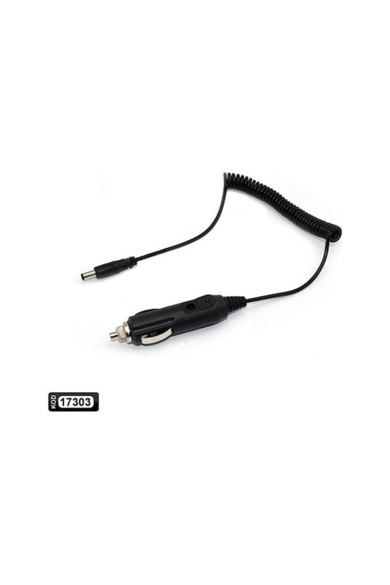 Çakmak Fişi 12v 2a Spiral Kablolu 1.5 Metre