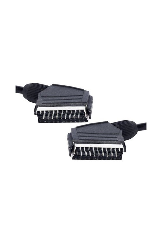 Scart 1.2 Metre 8MM Tırnaklı Tv Scart Kablo