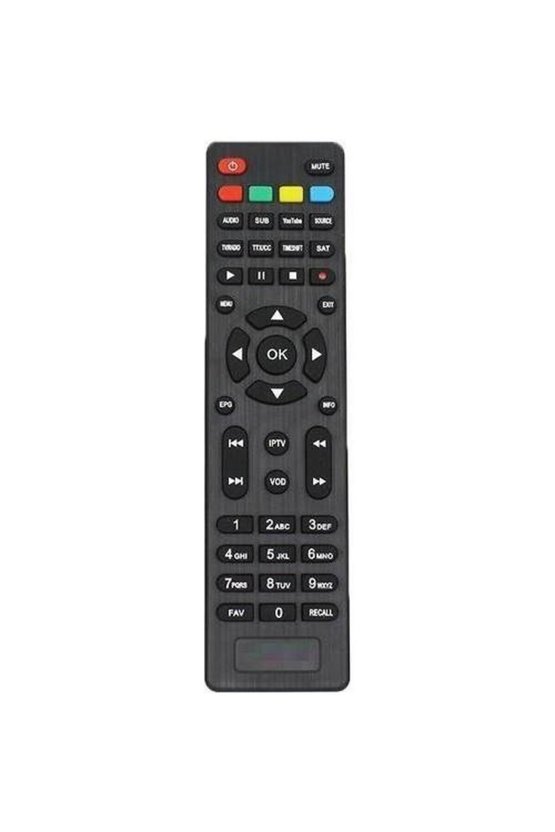 Mini Hd Cobra Uydu Alıcısı kumandası-Mavi Renk