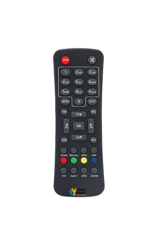Kawai Uyumlu KW-6250T Mini Scart Uydu Kumanda