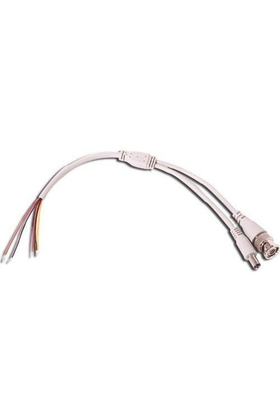 OEM 10 Adet Hazır Kablolu Bnc Konnektör Dc Power Jak Cctv Y Kablo
