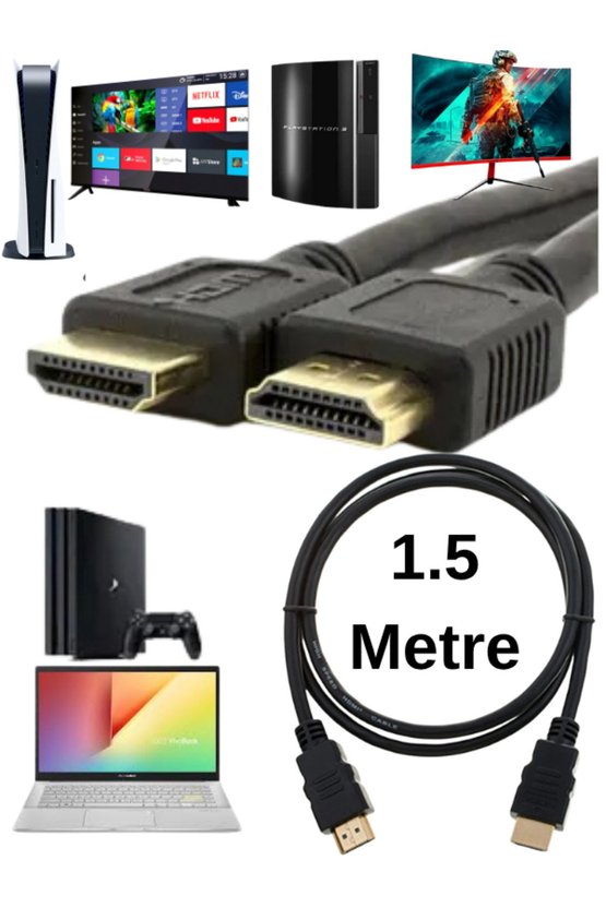 Hdmı Kablo 1.5 Mt
