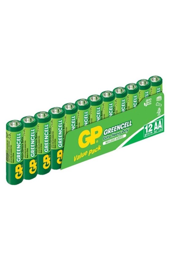 1,5V KALEM PİL (AA) - GREENCELL 12’Lİ AMBALAJ