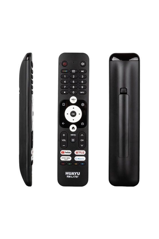 HUAYU KL RM-L1797 YOUTUBE-NETFLIX-PRIME VIDEO TUŞLU LCD-LED TV KUMANDA
