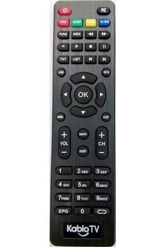 Teledünya Kablo Tv Televizyon Alıcısı Cihazı Kumandası