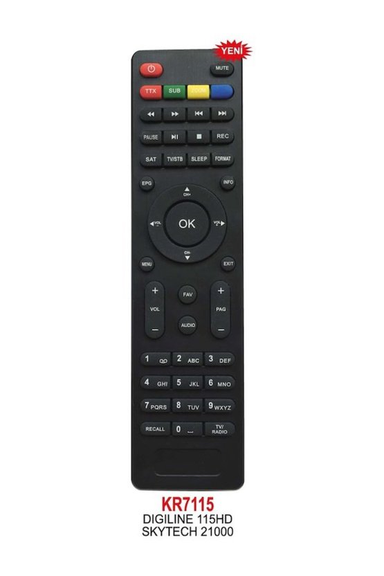115 Hd Uydu Cihazı Kumandası