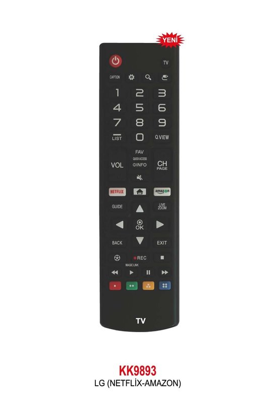 (NETFLİX-AMAZON) Lcd Kumanda