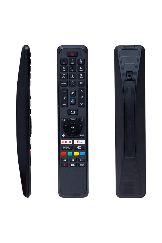 WEKO KL VESTEL RC 43161 NETFLIX-PLAY-MİKROFON TUŞLU SES KOMUTLU LCD LED TV KUMANDA (HRM1857)