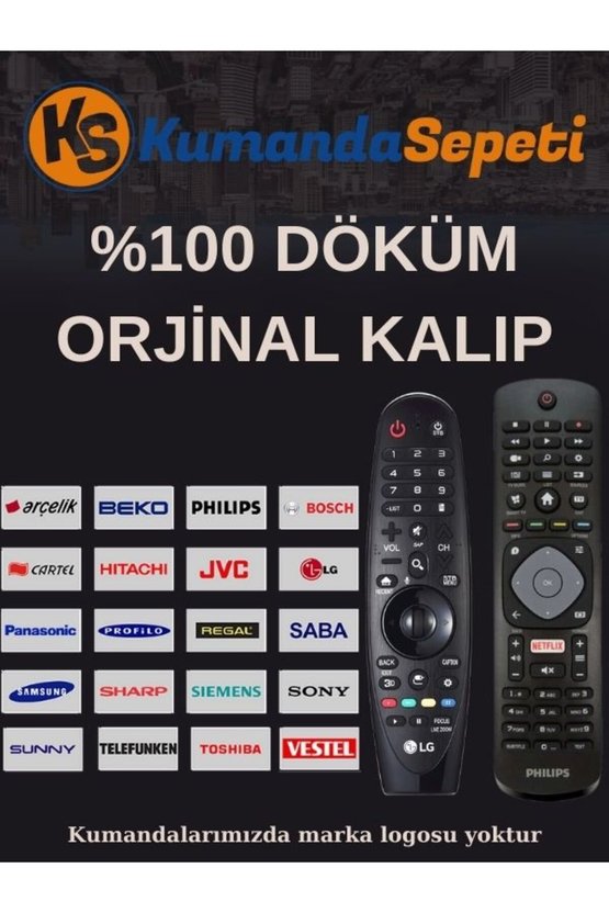Premium 3D Lcd Led  Tv Kumandası