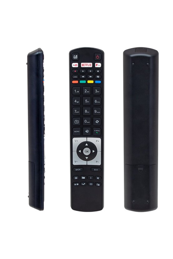 RC 5118F Black Fplay Netflix-Youtube-Play Tuşlu Lcd-Led Tv Kumanda