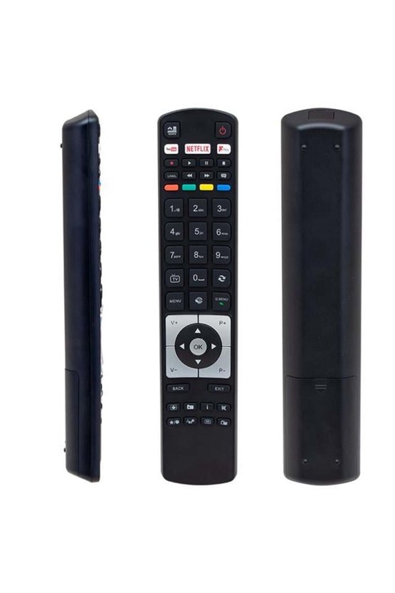 RC 5118F Black Fplay Netflix-Youtube-Play Tuşlu Lcd-Led Tv Kumanda