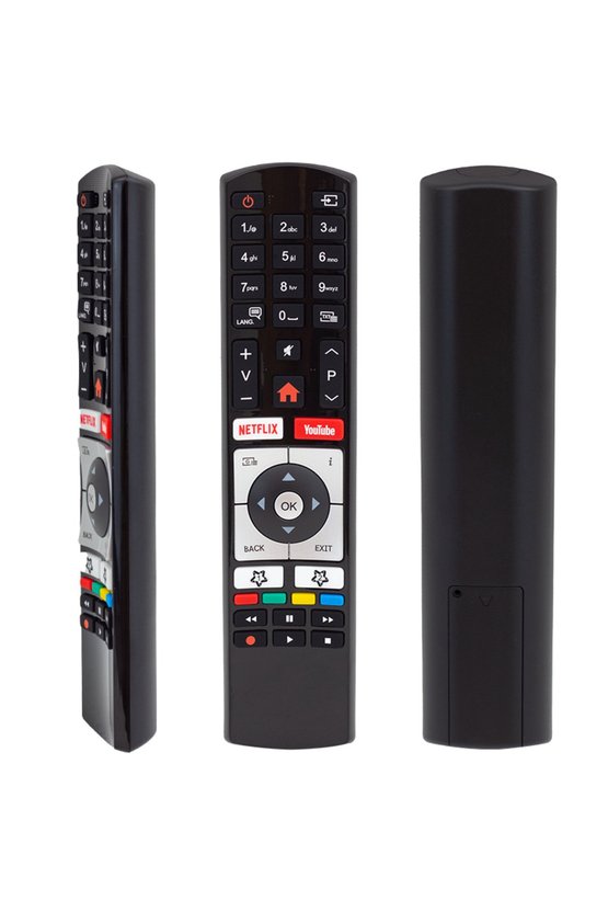 RC4318 H0362A 49UD8380 C40U446A - Telefunken 55DTU652 Netflix-Youtube Tuşlu Lcd Tv Kumandası