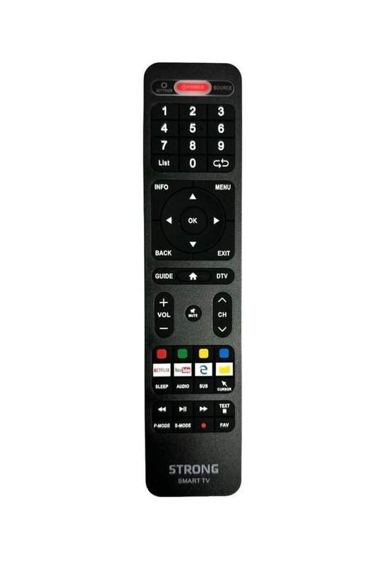 Orjinal Android Smart Led Tv Kumandası Sub-Cursor-Netflix-Youtube Tuşlu