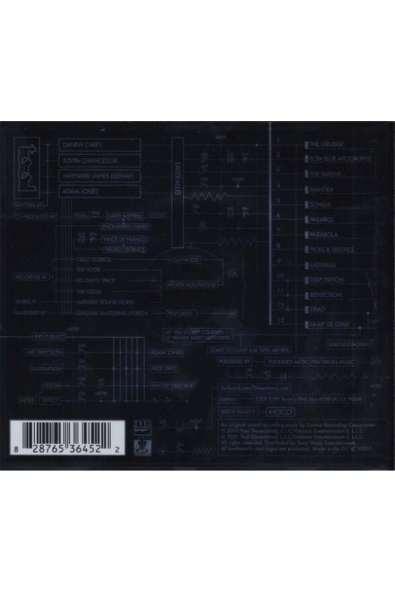 (Müzik CD sidir - Plak Değildir) CD Tool - Lateralus CD