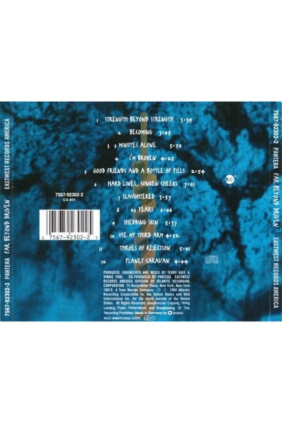 (Müzik CD sidir - Plak Değildir) CD Pantera Far Beyond Driven CD
