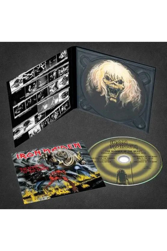 (Müzik CD sidir - Plak Değildir) CD Iron Maiden The Number of The Beast Remastered edition CD