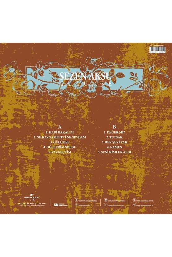 Sezen Aksu - Gülümse (Kırmızı Renkli Plak)
