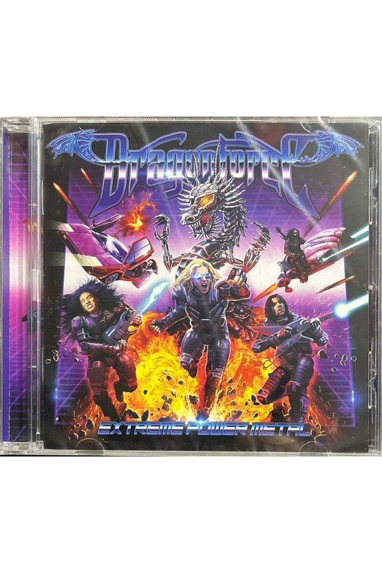(Müzik CD sidir - Plak Değildir) CD Dragonforce Extreme Power Metal (Açılmamış Ambalajında) CD
