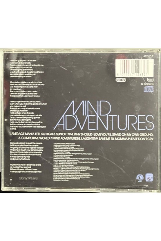 (Müzik CD sidir Plak Değildir) CD Dessree Mind Adventures CD