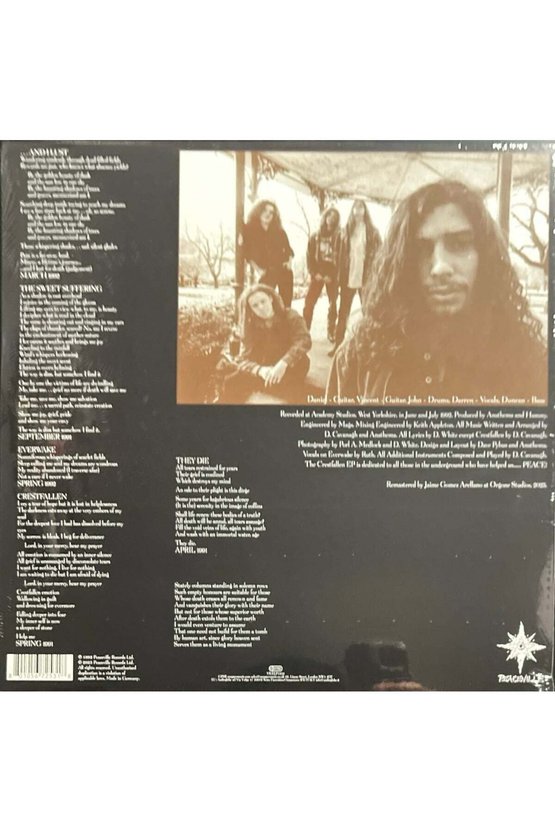 Anathema The Crestfallen EP Plak