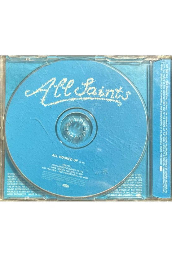 (Müzik CD si - Plak Değildir) CD All Saints All Hooked Up Maxi Single CD