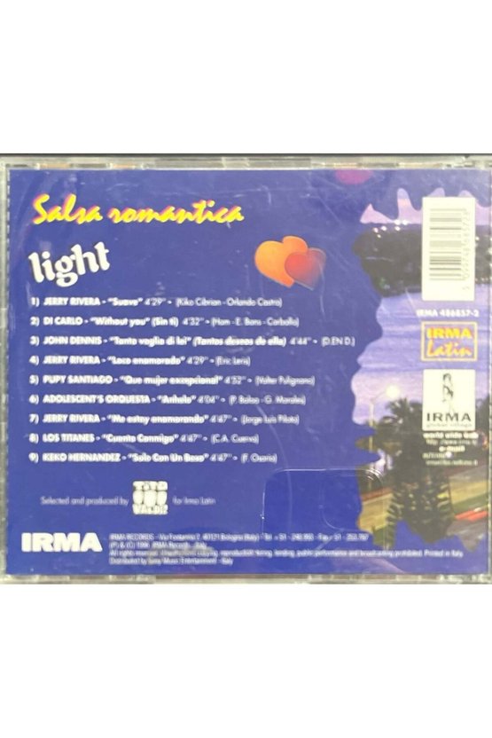 (Müzik CD si - Plak Değildir) CD Salsa Romantica Light CD