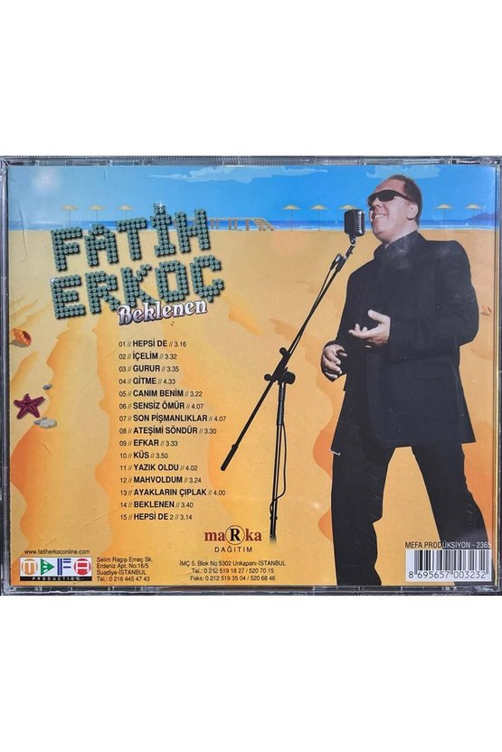 (Müzik CDsidir Plak Değildir) CD Fatih Erkoç Beklenen CD