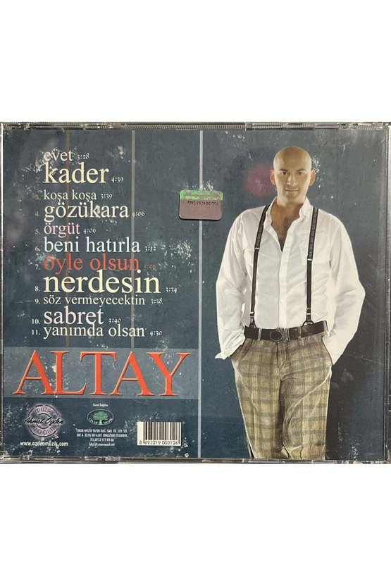 (Müzik CDsidir Plak Değildir) CD Altay Öyle Olsun CD