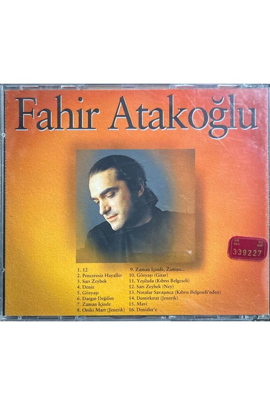 (Müzik CDsidir Plak Değildir) CD Fahir Atakoğlu Fahir Atakoğlu CD