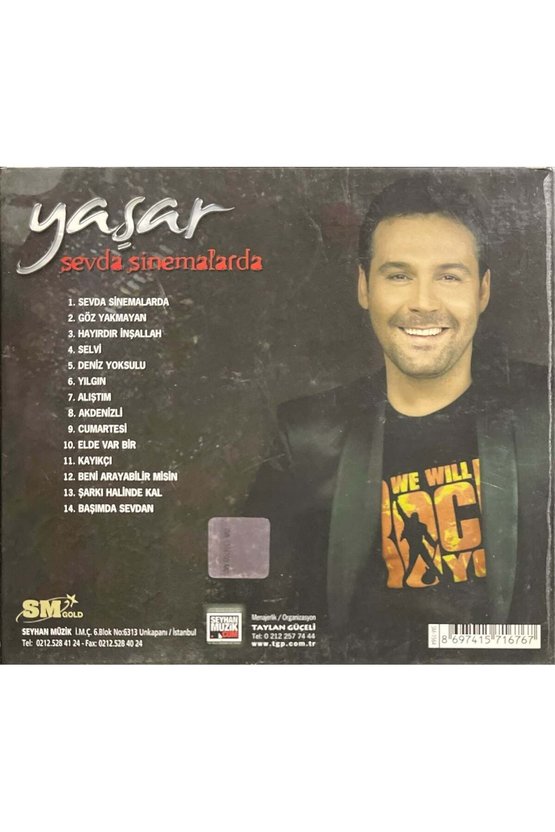 (Müzik CDsidir Plak Değildir) CD Yaşar Sevda Sinemalarda CD
