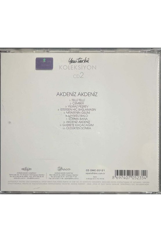 (Müzik CDsidir Plak Değildir) CD Yeni Türkü Koleksiyon CD2 CD