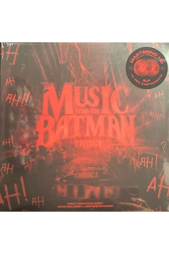 Music From The Batman Trilogy (Mastering HD Galaxy Red-Black Colorued Vinyl) Double LP Plak