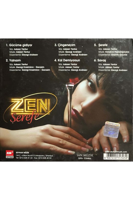 (Müzik CDsidir Plak Değildir) CD Zen Şerefe CD