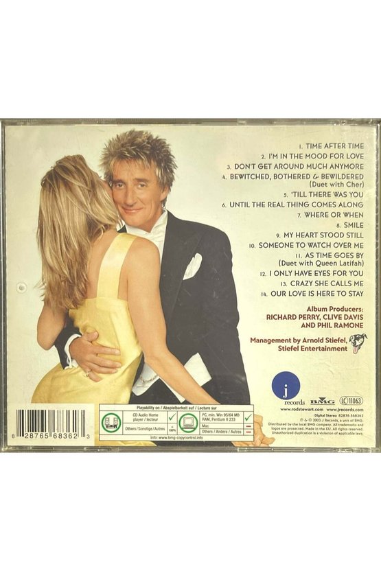 (Müzik CDsidir Plak Değildir) CD Rod Stewart As Time Goes By CD