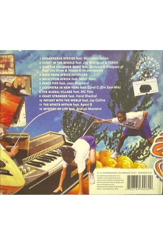 (Müzik CDsidir Plak Değildir) CD Nickodemus Endangered Species CD
