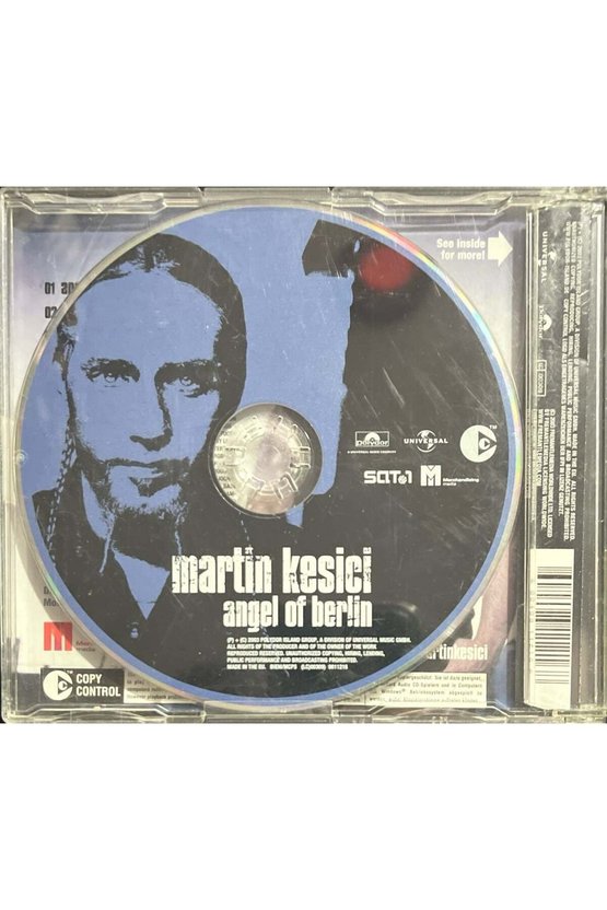 (Müzik CDsidir Plak Değildir) CD Martin Kesici Angel Of Berlin Maxi Single CD
