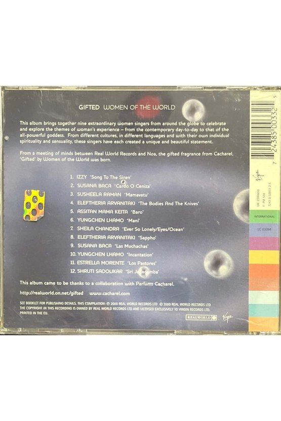 (Müzik CDsidir Plak Değildir) CD Gifted Women Of The World CD
