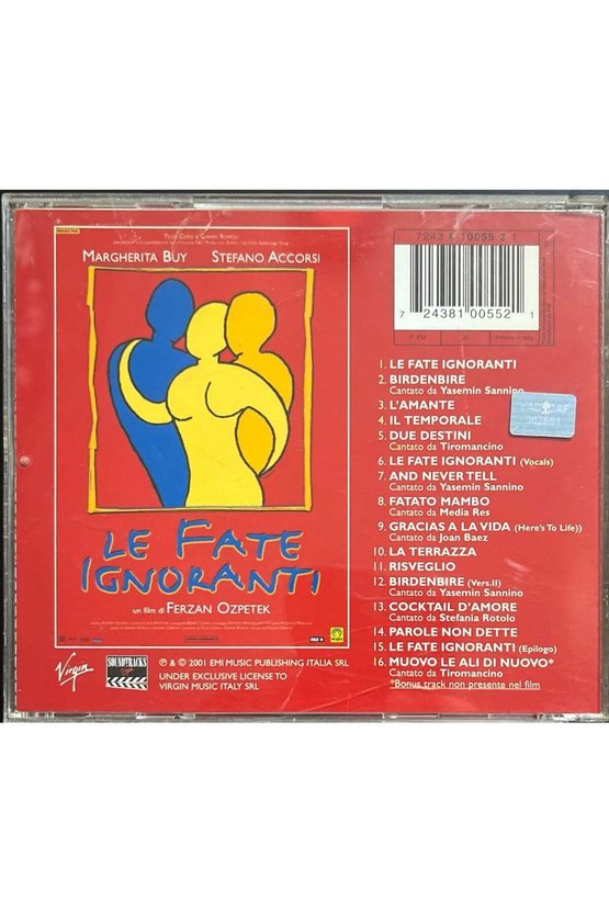 (Müzik CDsidir Plak Değildir) CD Le Fate Ignoranti CD