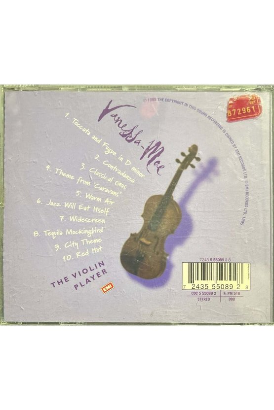 (Müzik CDsidir Plak Değildir) CD Vanessa-Mae The Violin Player CD