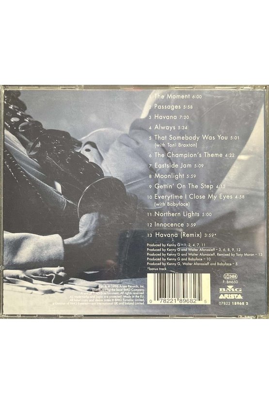 (Müzik CDsidir Plak Değildir) CD Kenny G The Moment CD