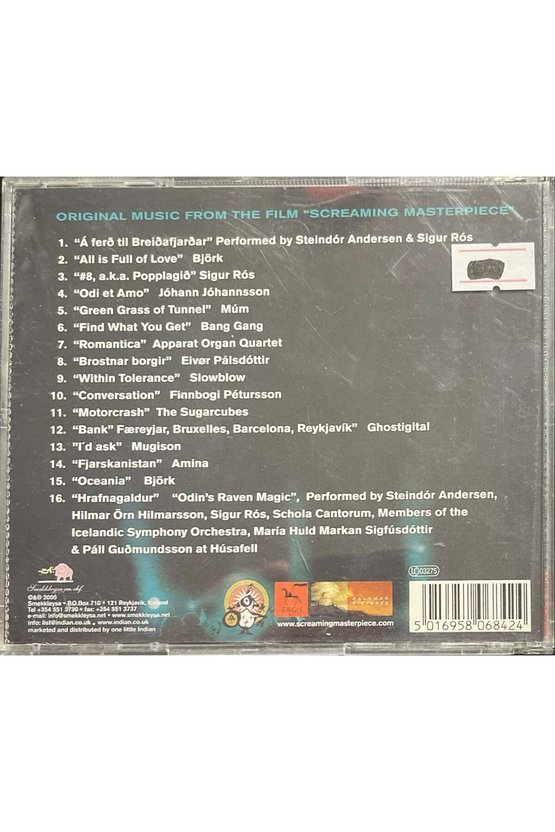 (Müzik CDsidir Plak Değildir) CD Screaming Masterpiece Soundtrack CD