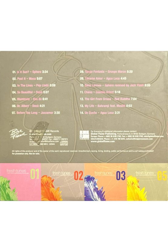 (Müzik CDsidir Plak Değildir) CD Fresh Tunes For Your Working Pleasure CD