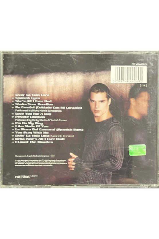 (Müzik CDsidir Plak Değildir) CD Ricky Martin Ricky Martin CD