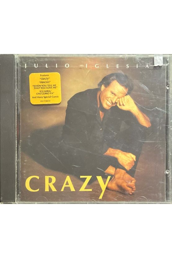 (Müzik CDsidir Plak Değildir) CD Julio Iglesias Crazy CD